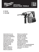 Milwaukee V18 HX Instructions For Use Manual