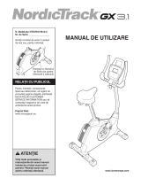 NordicTrack Gx 3.1 Bike Manual de utilizare