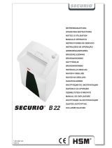 HSM Securio B22 5.8mm Instrucțiuni de utilizare