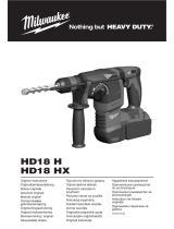 Milwaukee HD18 H Original Instructions Manual