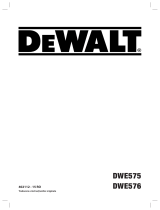 DeWalt DWE575 Manual de utilizare