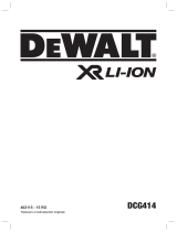 DeWalt DCG414 Manual de utilizare