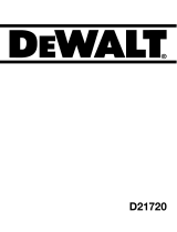 DeWalt D21720 Manual de utilizare