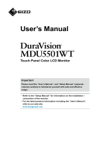 Eizo MDU5501WT Manual de utilizare