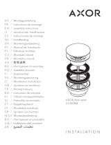 Axor Push open 51300 Series Assembly Instructions Manual