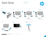 HP N270c 27-inch Curved Display Ghid de inițiere rapidă