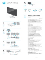 HP U28 4K HDR Monitor Ghid de inițiere rapidă