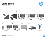 HP V244a 23.8-inch Monitor Ghid de inițiere rapidă