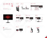 HP OMEN X 25f 240Hz Gaming Display Ghid de inițiere rapidă