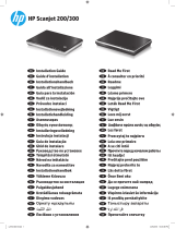 HP Scanjet 300 Flatbed Scanner Ghid de instalare