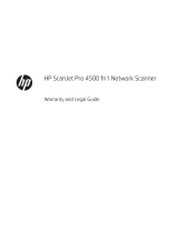 HP ScanJet Pro 4500 fn1 Network Scanner Manualul utilizatorului