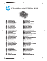 HP ScanJet Enterprise Flow N9120 Document Flatbed Scanner Ghid de instalare