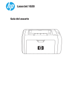 HP LaserJet 1020 Printer series Manualul proprietarului
