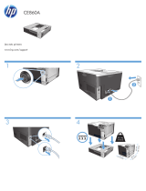 HP Color LaserJet Enterprise CP5525 Printer series Ghid de instalare