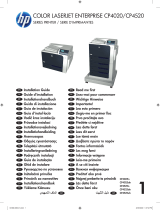 HP Color LaserJet Enterprise CP4025 Printer series Ghid de instalare