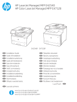 HP LaserJet Managed MFP E42540 series Ghid de instalare