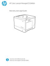 HP Color LaserJet Managed E55040 series Manualul utilizatorului