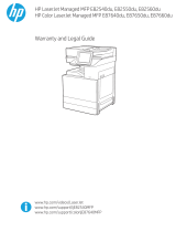 HP LaserJet Managed MFP E82540du-E82560du series Manualul utilizatorului