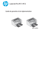HP LaserJet Pro M11-M13 Printer series Manualul utilizatorului