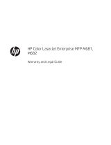 HP Color LaserJet Managed MFP E67550 series Manualul utilizatorului