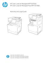 HP Color LaserJet Managed MFP E67650 series Manualul utilizatorului