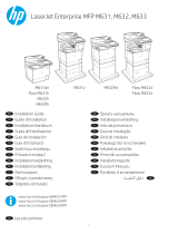 HP LaserJet Managed MFP E62575 series Ghid de instalare