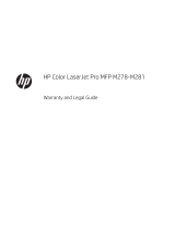 HP Color LaserJet Pro M280-M281 Multifunction Printer series Manualul utilizatorului