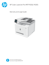 HP Color LaserJet Pro M282-M285 Multifunction Printer series Manualul utilizatorului