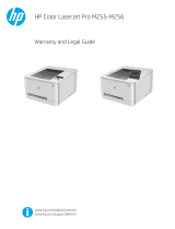 HP Color LaserJet Pro M255-M256 Printer series Manualul utilizatorului