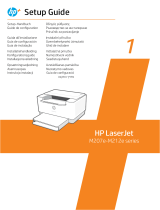 HP LaserJet M207e-M212e Printer series Ghid de instalare