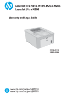 HP LaserJet Pro M203 Printer series Manualul utilizatorului