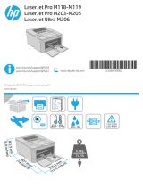 HP LaserJet Pro M203 Printer series Ghid de referință