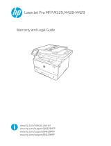 HP LaserJet Pro MFP M329 Printer series Manualul utilizatorului