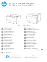 HP LaserJet Enterprise M406 series Ghid de instalare