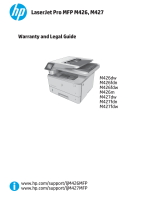 HP LaserJet Pro MFP M426-M427 f series Manualul utilizatorului