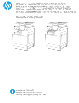 HP LaserJet Managed MFP E72525-E72535 series Manualul utilizatorului
