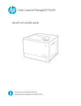 HP Color LaserJet Managed E75245 Printer series Manualul utilizatorului