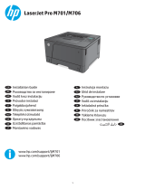 HP LaserJet Pro M706 series Ghid de instalare