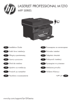 HP HotSpot LaserJet Pro M1218nfs MFP series Ghid de instalare