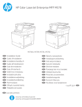 HP Color LaserJet Enterprise MFP M578 Printer series Ghid de instalare
