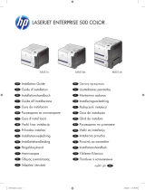 HP LaserJet Enterprise 500 color Printer M551 series Ghid de instalare