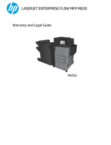 HP LaserJet Enterprise flow MFP M830 series Manualul utilizatorului