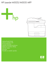 HP LaserJet M5025 Multifunction Printer series Ghid de inițiere rapidă