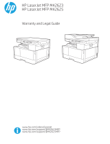 HP LaserJet MFP M42623 series Manualul utilizatorului