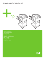 HP LaserJet M4345 Multifunction Printer series Ghid de inițiere rapidă