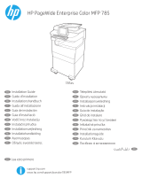 HP PageWide Enterprise Color MFP 785 Printer series Ghid de instalare