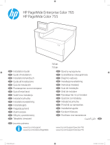 HP PageWide Color 755 Printer series Ghid de instalare