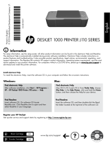 HP Deskjet 1000 Printer series - J110 Manualul proprietarului