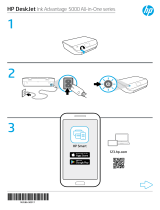 HP DeskJet Ink Advantage 5000 All-in-One Printer series Ghid de instalare