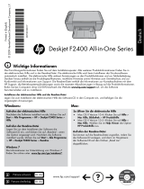 HP Deskjet F2400 All-in-One series Ghid de inițiere rapidă